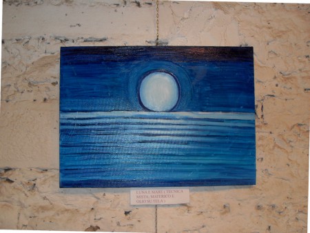 Luna e mare. 2014. cm 50X 70