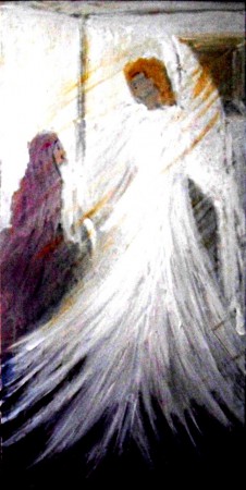 Annunciazione; acrilico su tela. 2009,